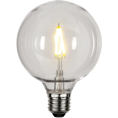 Afbeelding van Star Trading Prikkabel G95 bol E27 1W Extra Warm Wit 2700K Filament Helder