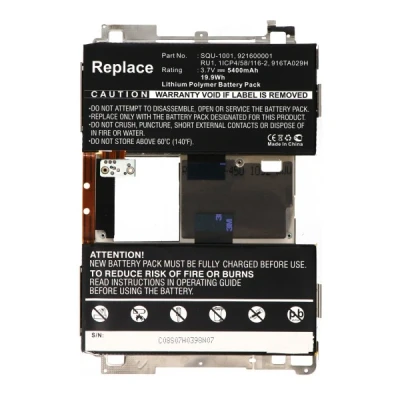 Afbeelding van Batterij geschikt voor Blackberry Playbook, Li Polymer, 3,7 V, 5400 mAh, 20,0 Wh, ingebouwd, zonder gereedschap