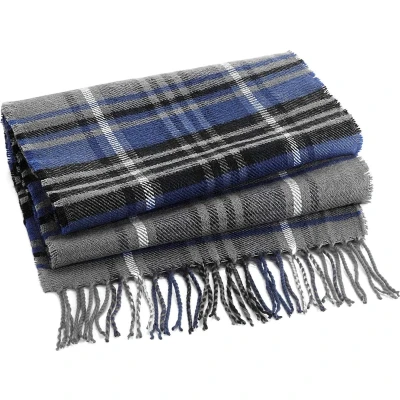 Afbeelding van Beechfield Unisex Klassieke Geruite Sjaal (Grijs)