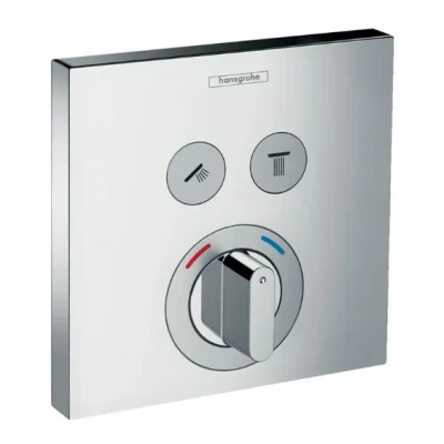 Afbeelding van Hansgrohe ShowerSelect douchemengkraan afbouwdeel met stopkraan voor 2