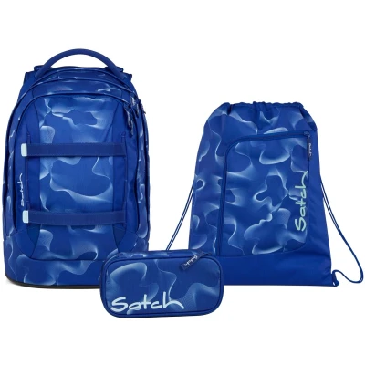 Afbeelding van Satch schoolrugzakset PACK Vibrant Blue 3 delig, vanaf groep 5