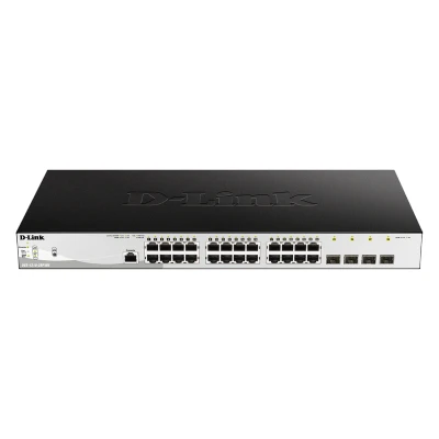 Afbeelding van D Link DGS 1210 28P/ME/E netwerk switch Managed L2/L3 Gigabit Ethernet (10/100/1000) Power over Ethe