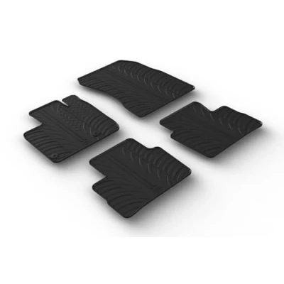 Afbeelding van Gledring Rubbermatten voor Nissan Qashqai III (J12) 2021 (T profiel 4 delig + montageclips)