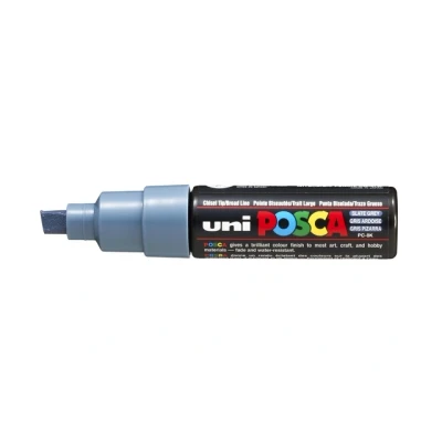 Afbeelding van uni ball Paint Marker op waterbasis Posca PC 8K leigrijs 6 stuks