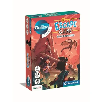 Afbeelding van Galileo Escape Game 59368 spel, in de drakengrot, voor kinderen vanaf 8 jaar, gezelschapsspel en familiespel Clementoni