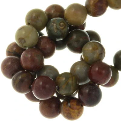 Afbeelding van Picasso Jaspis Kralen (6 mm) 32 Stuks