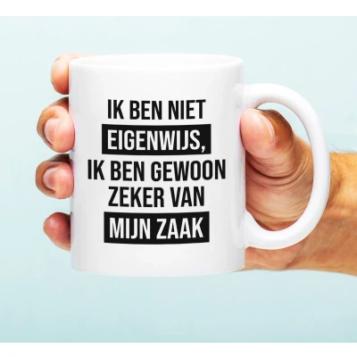 Afbeelding van Mok Ik Ben Niet Eigenwijs van Ditverzinjeniet