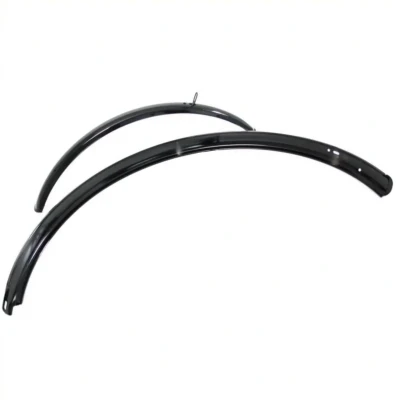 Afbeelding van Falkx Spatborden set staal 28 inch zwart