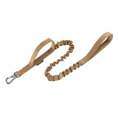 Afbeelding van EXCELLENT ELITE SPANKER Tactical Bungee Hondenriem, militaire politie, hondentraining, touw met 2 controlegrepen (cojote bruin)