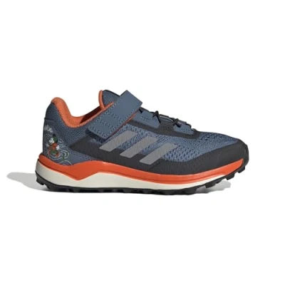 Afbeelding van adidas Unisex Kid&#039;s Terrex Disney Agravic Flow Trail Running Schoen Non Football Low, Wonder Steel Grijs Drie Semi Impact Oranje, 37 1/3 EU