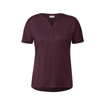 Afbeelding van Cecil LÄSSIGEIKA LOOK Tshirt basic, Dames, Maat: Medium, Rot