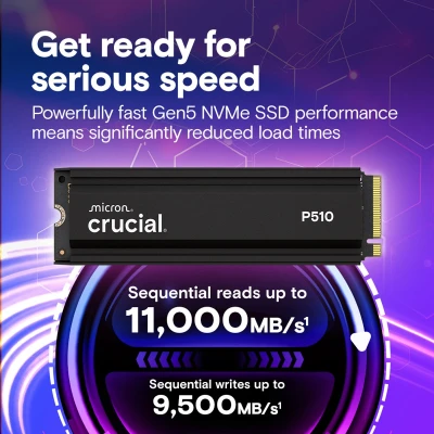 Afbeelding van Crucial SSD P510 2TB heatsink