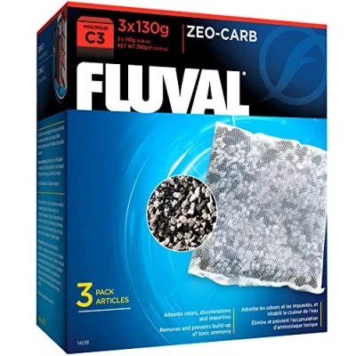 Afbeelding van Fluval C3 Zeo Carb voor mechanische filtratie, 390 g, 3 stuks