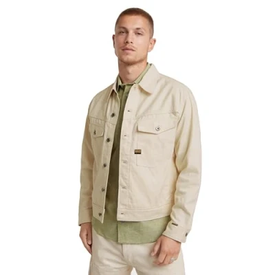 Afbeelding van G STAR Dakota Jacket Herenjassen, beige (ecru D23593 D491 159), XXL