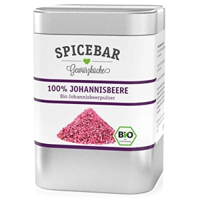 Afbeelding van Spicebar Biologische bessenpoeder, 60 gram, gevriesdroogd fruitpoeder van 100% bessen/cassis, ideaal voor pap, smoothies, bakken of als topping kwarkgerechten
