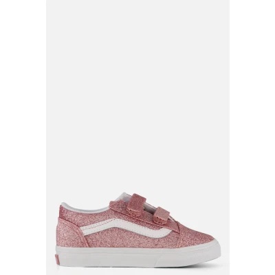 Afbeelding van Vans Old Skool V Glitter Sneakers roze Kids Maat 25