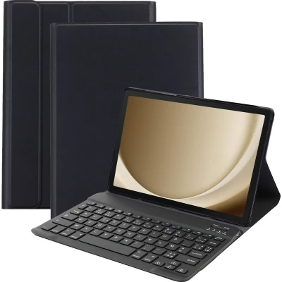 Afbeelding van Cazy Hoes met Toetsenbord AZERTY geschikt voor Samsung Galaxy Tab A9+ Zwart