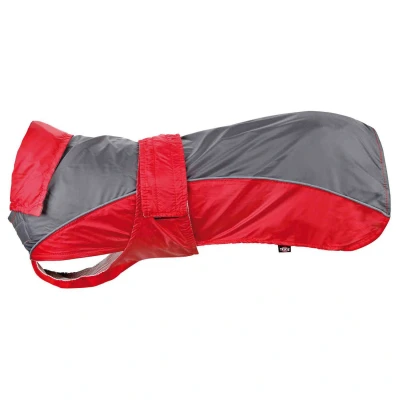 Afbeelding van Trixie hondenjas regenjas lorient rood/grijs 25 cm