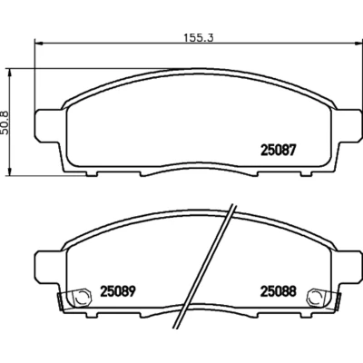 Afbeelding van Brembo Remblokset P 56 102