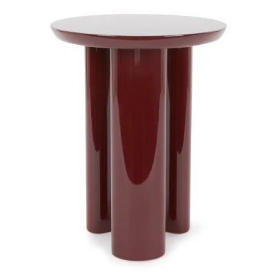 Afbeelding van &amp;Tradition Tung JA3 bijzettafel 48 x Ø38 cm Donkerrood