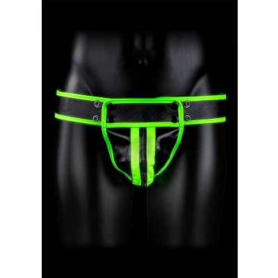 Afbeelding van Striped Jockstrap Glow in the Dark S/M