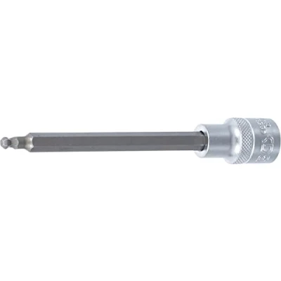 Afbeelding van BGS 4258 5 Dopsleutelbit lengte 140 mm 12,5 (1/2&quot;) INBUS met kogelkop