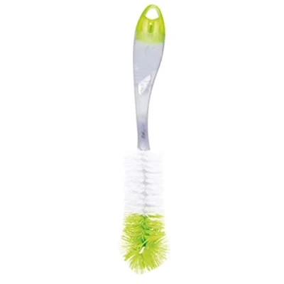 Afbeelding van Tigex 2 in 1 flexibele dubbele vezelborstel, fles en speenborstel, verschillende kleuren