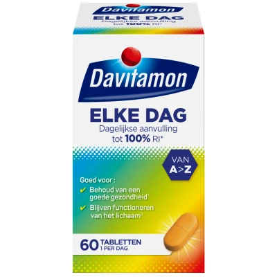 Afbeelding van Gratis Verzending: 4x Davitamon Elke Dag 60 tabletten