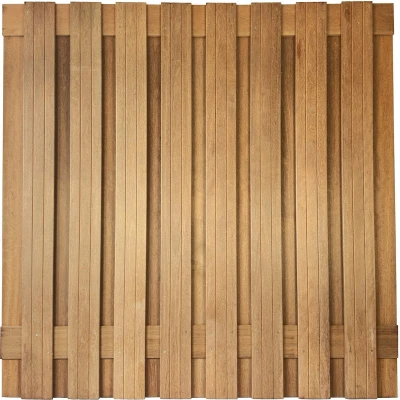 Afbeelding van Intergard Schutting hardhout tuinscherm 180x180cm (19pl.)