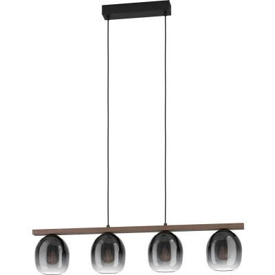 Afbeelding van Leen Bakker EGLOÂ FilagoÂ HanglampÂ Â E27Â 88ÂcmÂ Zwart/Bruin Hanglampen Bruin Staal EGLO