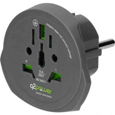 Afbeelding van q2 Power 1.100100 TH Reisstekker