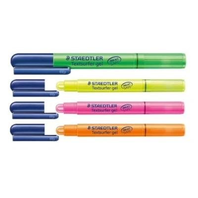 Afbeelding van STAEDTLER Markeerstift &quot;Textsurfer gel&quot; set van 4