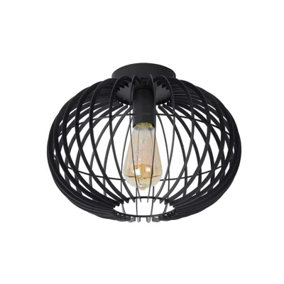 Afbeelding van Lucide REDA Plafonnière Ø 32 cm 1xE27 Zwart