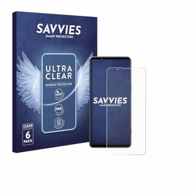 Afbeelding van Savvies Screenprotector voor Sony Xperia 1 VII Folie Beschermfolie transparant (6 Stuks)