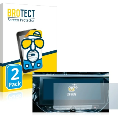 Afbeelding van BROTECT Screenprotector voor Opel Corsa e 2020 Infotainment System 10&quot; Folie Beschermfolie matte (2 Stuks)