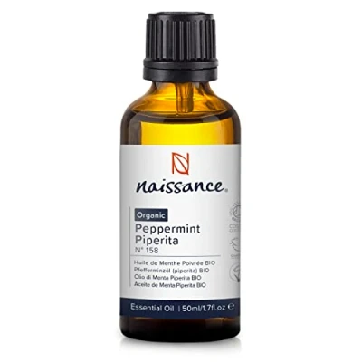 Afbeelding van Naissance pepermuntolie Bio (nr. 158) 50 ml Mentha Piperita 100% Pure Akkerbouw Ethlei Olie Mintolie voor Natuurlijke Cosmetica, Aromatherapie, Geurlamp Geurolie Diffuser