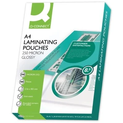 Afbeelding van Q connect Lamineeretui A4 2x 250 Micron 100 Stuks Lamineerhoes