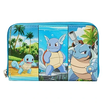 Afbeelding van Loungefly Pockemon Squirtle Evolution Portemonnee met ritssluiting, Multi,