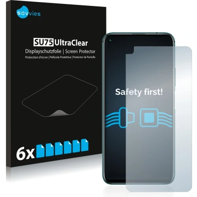 Afbeelding van Savvies (6 Stuks) Schermbeschermer voor Honor 20 Pro Screen Protector Ultra Transparant