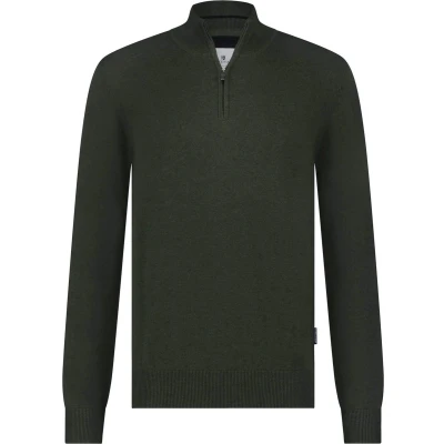 Afbeelding van State of Art Trui Half Zip Donker groen XXL