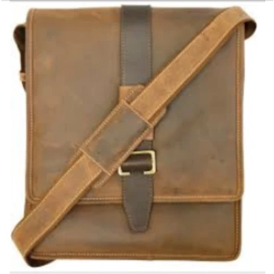 Afbeelding van Visconti Zoltan Messenger bag (Medium) / schoudertas Geolied leer kwaliteit