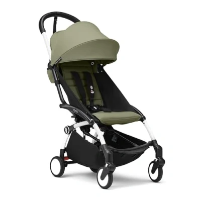 Afbeelding van Stokke YOYO White Frame with 6+ Color Pack (Olive)