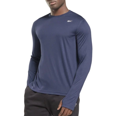 Afbeelding van Reebok Training TECH Longsleeve, Heren, Maat: Small, Vector navy