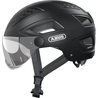 Afbeelding van ABUS Hyban 2.0 ACE Stadshelm Stevige Fietshelm Voor Dagelijks Gebruik met ABS hardshell Dames en Heren Zwart, Maat L