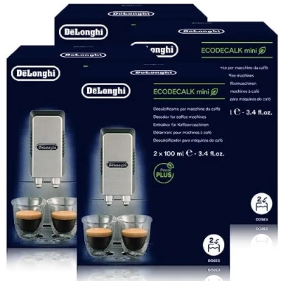 Afbeelding van DeLonghi EcoDecalk Ontkalker voor koffieautomaten, 2 x 100 ml, 4 stuks