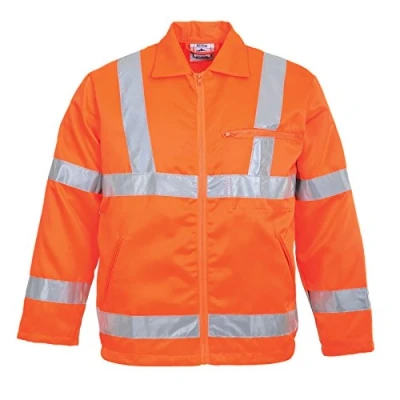 Afbeelding van Hi Vis Poly katoen Jack maat Large, Orange