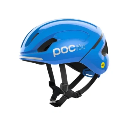 Afbeelding van POC POCito Omne MIPS kinderfietshelm is ontworpen om jonge fietsers te helpen hun vaardigheden ontwikkelen, Fluorescerend blauw, XS (48 52cm)