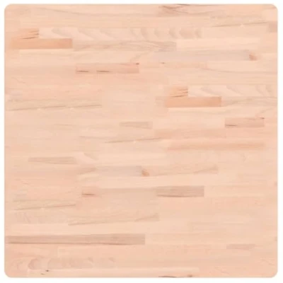 Afbeelding van Tafelblad vierkant 70x70x2,5 cm massief beukenhout
