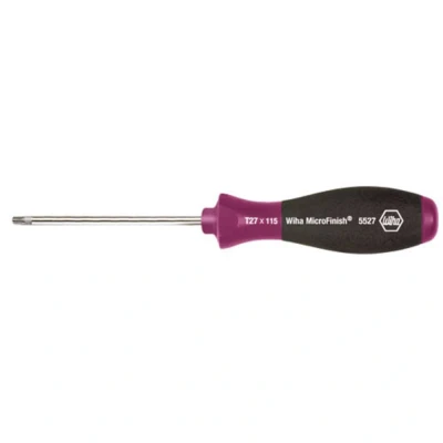 Afbeelding van Wiha 5527010080 Schroevendraaier MicroFinish TORX® met ronde kling T10 x 80 mm 29162