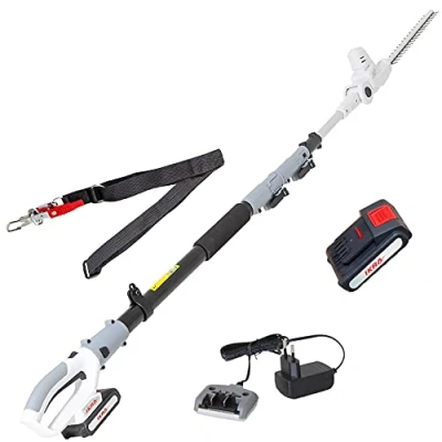 Afbeelding van IKRA telescopische heggenschaar ICPH 2040 incl. 20 V accu, acculaadstation en schouderriem